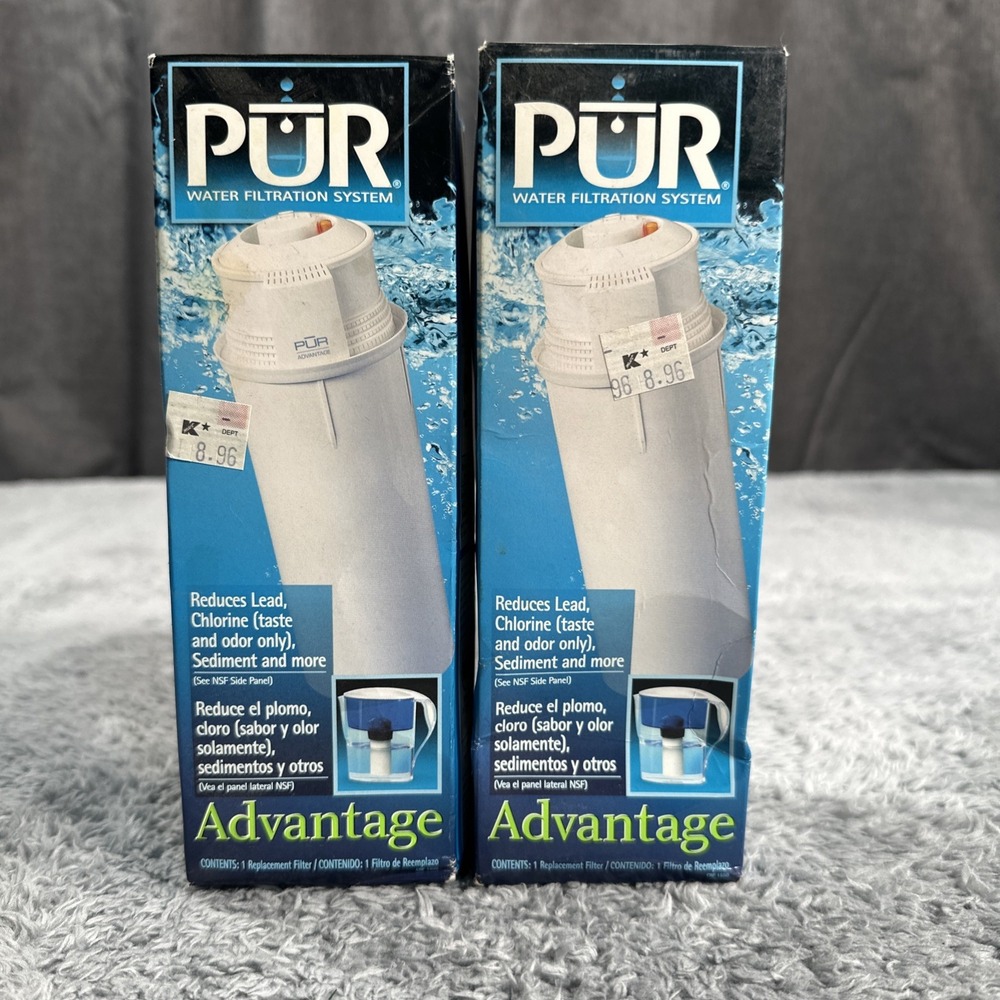 2 PUR Advantage Replacement Filter 42-649-08 for Water Pitcher CRF-1500/1510